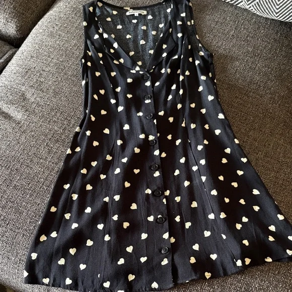 Reformation Rilynn Heart Mini Sleeveless Dress - Picture 3 of 9